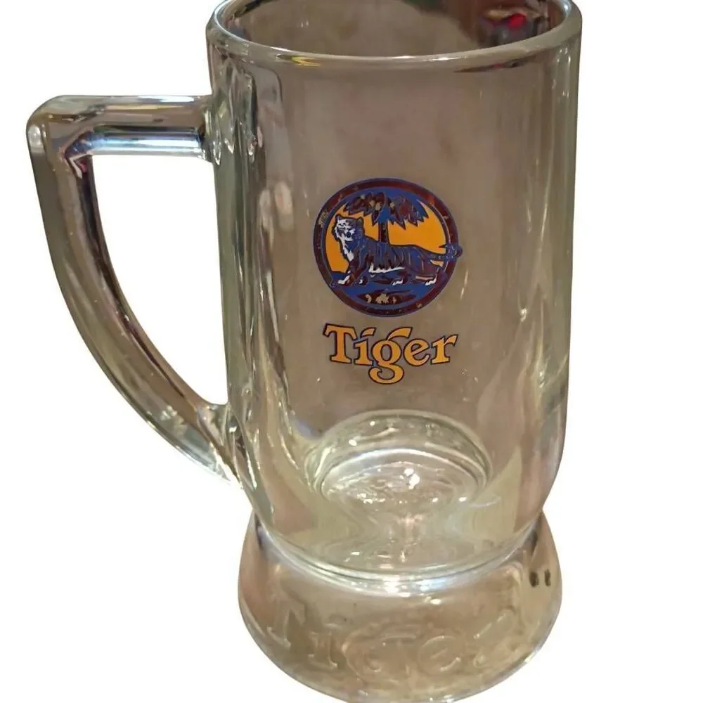 Vintage Tiger Beer Glasses